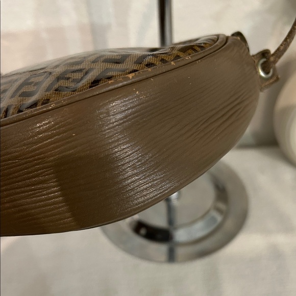 Fendi Tan and Brown Monogram Crossbody /shoulder Bag - Picture 10 of 17